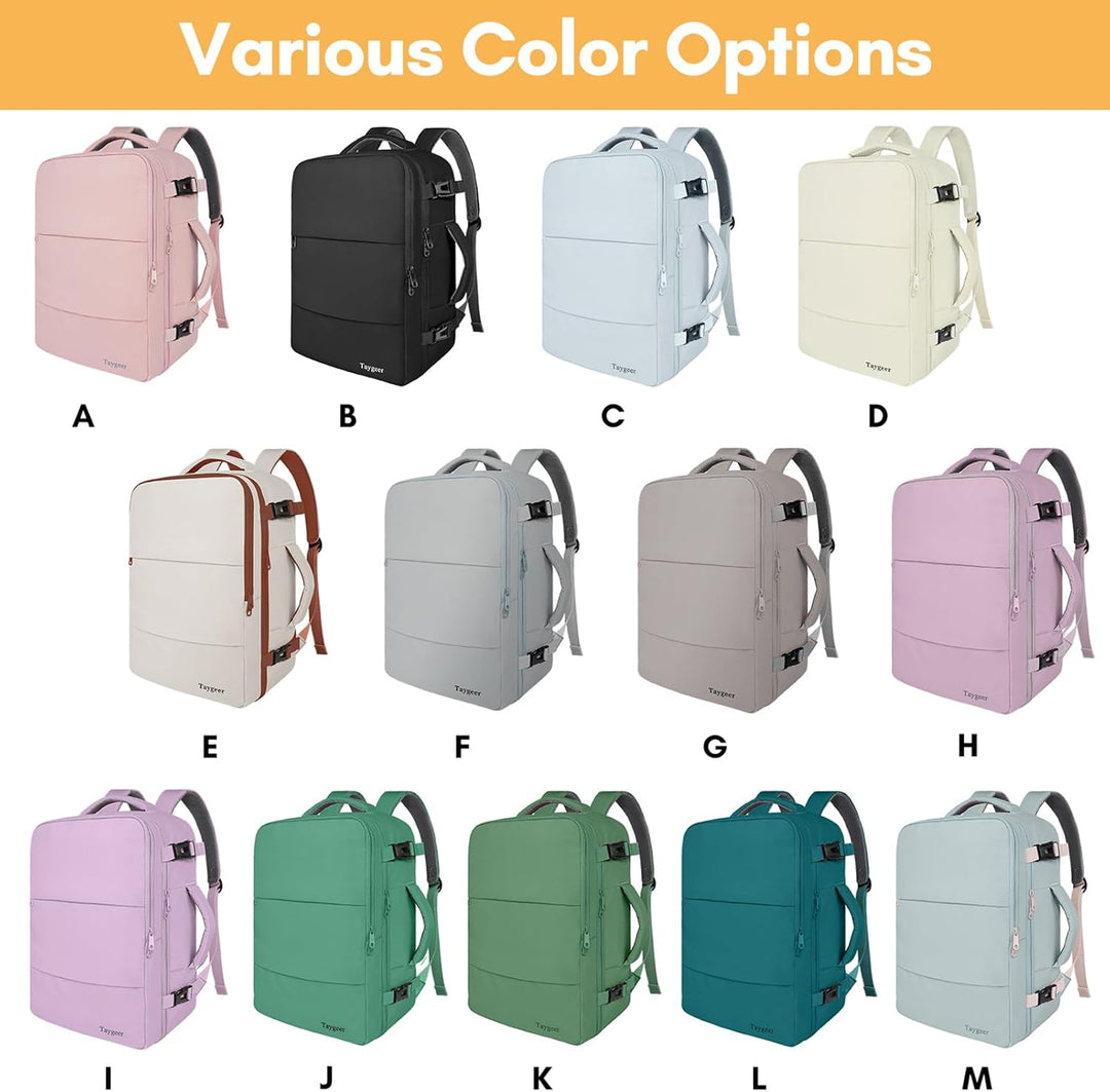 Taygeer Mochila de Equipaje de Mano, Mochila de Viaje para Mujeres...
