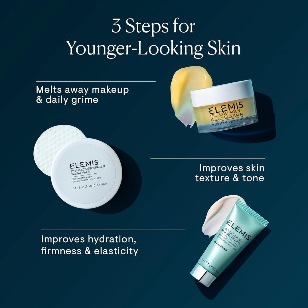 Crema ELEMIS Pro-colágeno marino, hidratante facial diario ligero a...