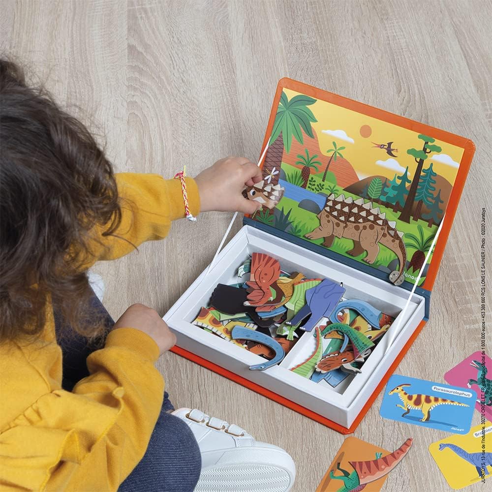 Janod - Magnetibook - Juego magnético de mezcla y combinación de