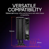 Cooler Master Enfriador de aire de CPU Hyper 212 RGB Black Edition,...