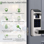 Cerradura de puerta inteligente, resistente 5 en 1, cerradura de