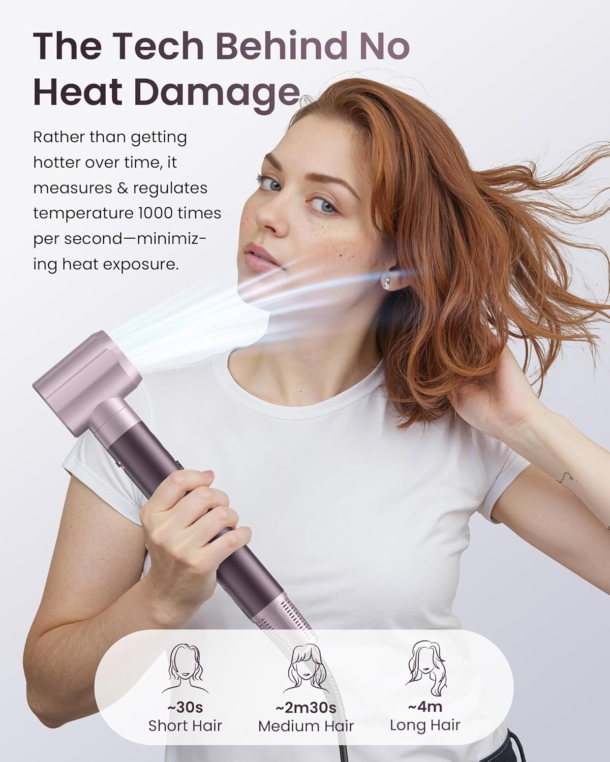 MESCOMB - Cepillo secador de pelo de doble voltaje para viajes \u20...