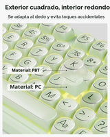 EWEADN V102 - Teclados inalámbricos, teclado para juegos de 98 tecl...