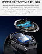 Reloj inteligente con auriculares para Android y iPhone, pantalla HD de 1.52 pulgadas, contestar/hacer llamadas, rastreador de fitness, diseño ultrafino, reloj con auriculares para hombres y mujeres