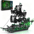 JMBricklayer Flying Dutchman Pirate Ship Building Set para Adults con LED