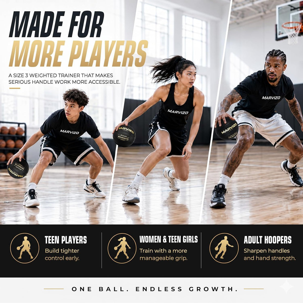 Elite Size 3 Mini Equipo de entrenamiento de baloncesto con peso