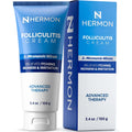 Hermon Crema de foliculitis: eficaz para la foliculitis cuero cabelludo cara y cuerpo, 3,4 Fl Oz