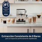 De'Longhi Máquina de café espresso Classic Signature, espumador de leche