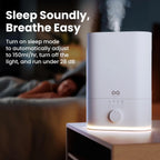 Everlasting Comfort - Humidificador grande de 6 litros para dormitorio