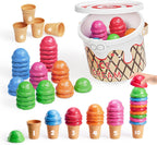 JoyCat Juego de actividades de aprendizaje preescolar para helados, conteo