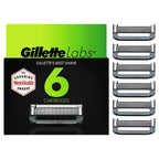 Recargas de cuchillas de afeitar GilletteLabs, 6 unidades