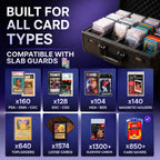 VALUN 160+ Caja de almacenamiento de tarjetas de grado premium - Estuche de