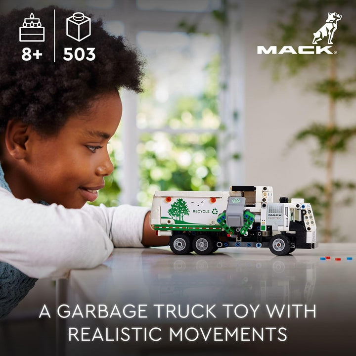 LEGO Technic - Camión de basura de juguete modelo Mack LR