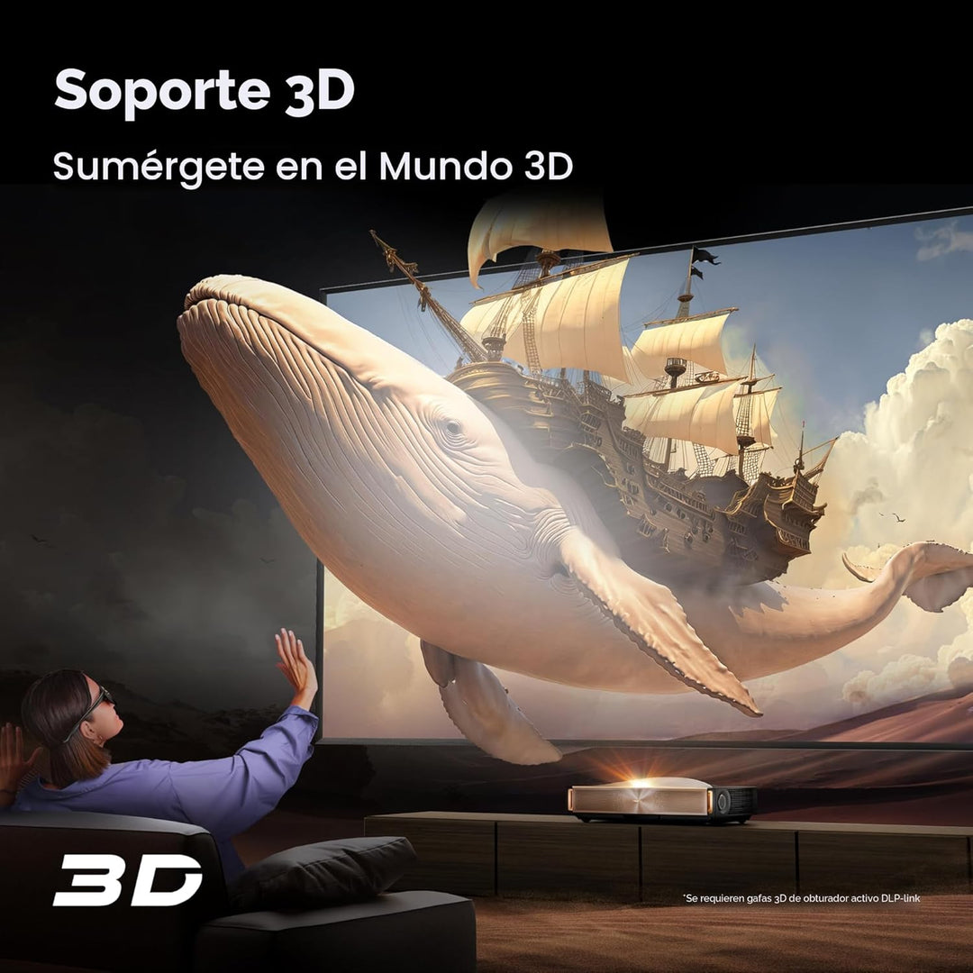 Hisense L9Q Proyector láser triple con distancia de proyección ultr...