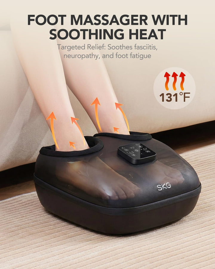 SKG YS100 Shiatsu - Masajeador de pies con calor y control remoto e...