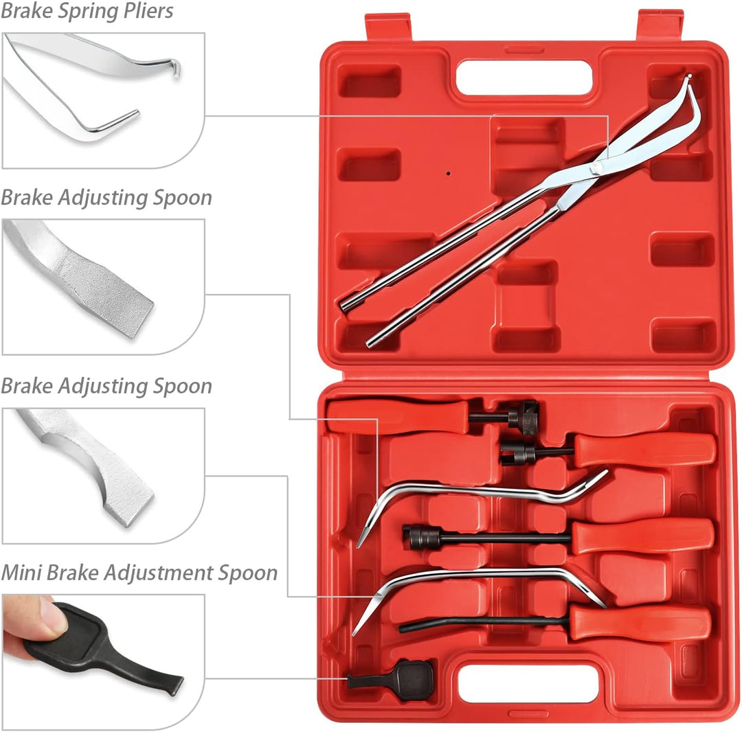 DNA Motoring TOOLS-00245 Juego de 8 piezas para servicio de frenos...
