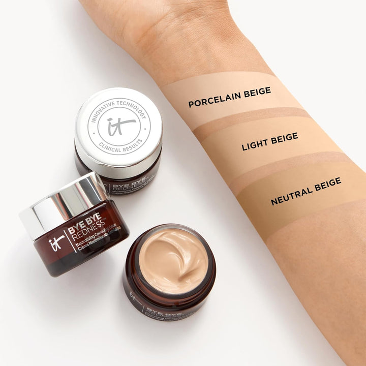 IT Cosmetics Bye Bye Redness Full Coverage Color Correcting Cream -...