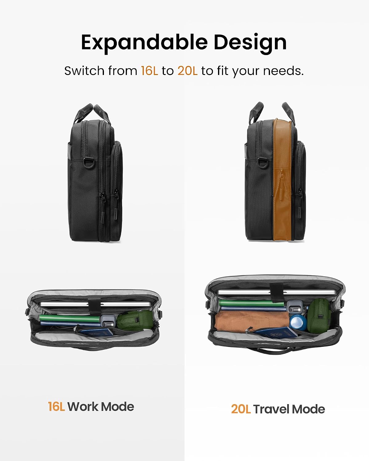 tomtoc A33 Slim 13-16 pulgadas portátil bandolera para MacBook Air\...