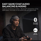 Logitech G Astro A50 X Auriculares inalámbricos multiplataforma para juegos, Negro