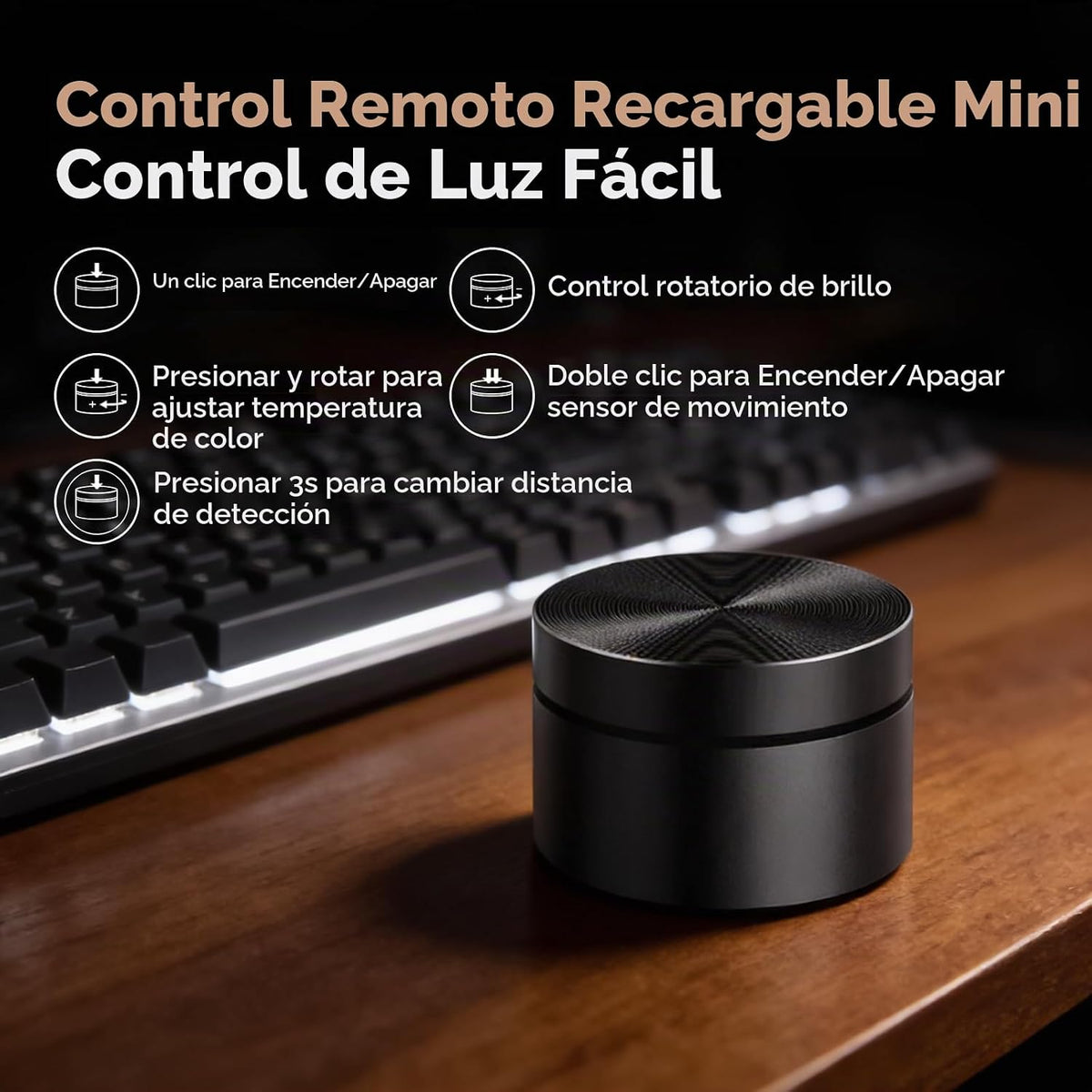 Lámpara LYMAX Barra de luz para monitor PRO+ con sensor, apta para monitores curvos