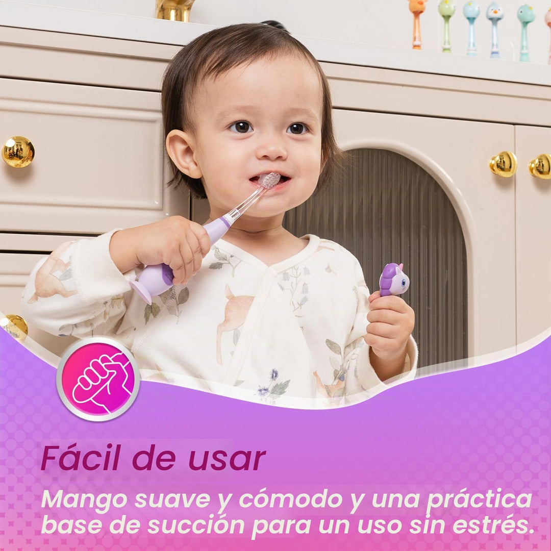 Papablic Cepillo de dientes sónico eléctrico para niños pequeños pa...