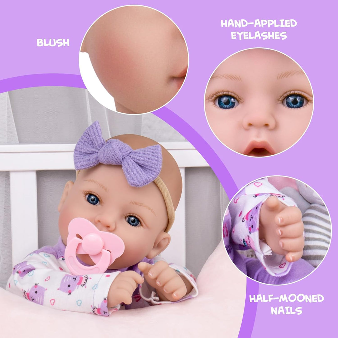Aori Muñecas de Bebé Reborn Niña Realistas - Muñeca de Bebé Recién...
