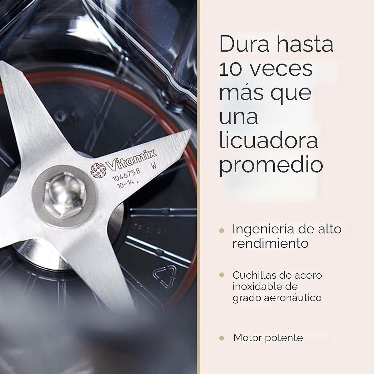 Vitamix VX1 Licuadora de grado profesional, contenedor de 64 onzas, color