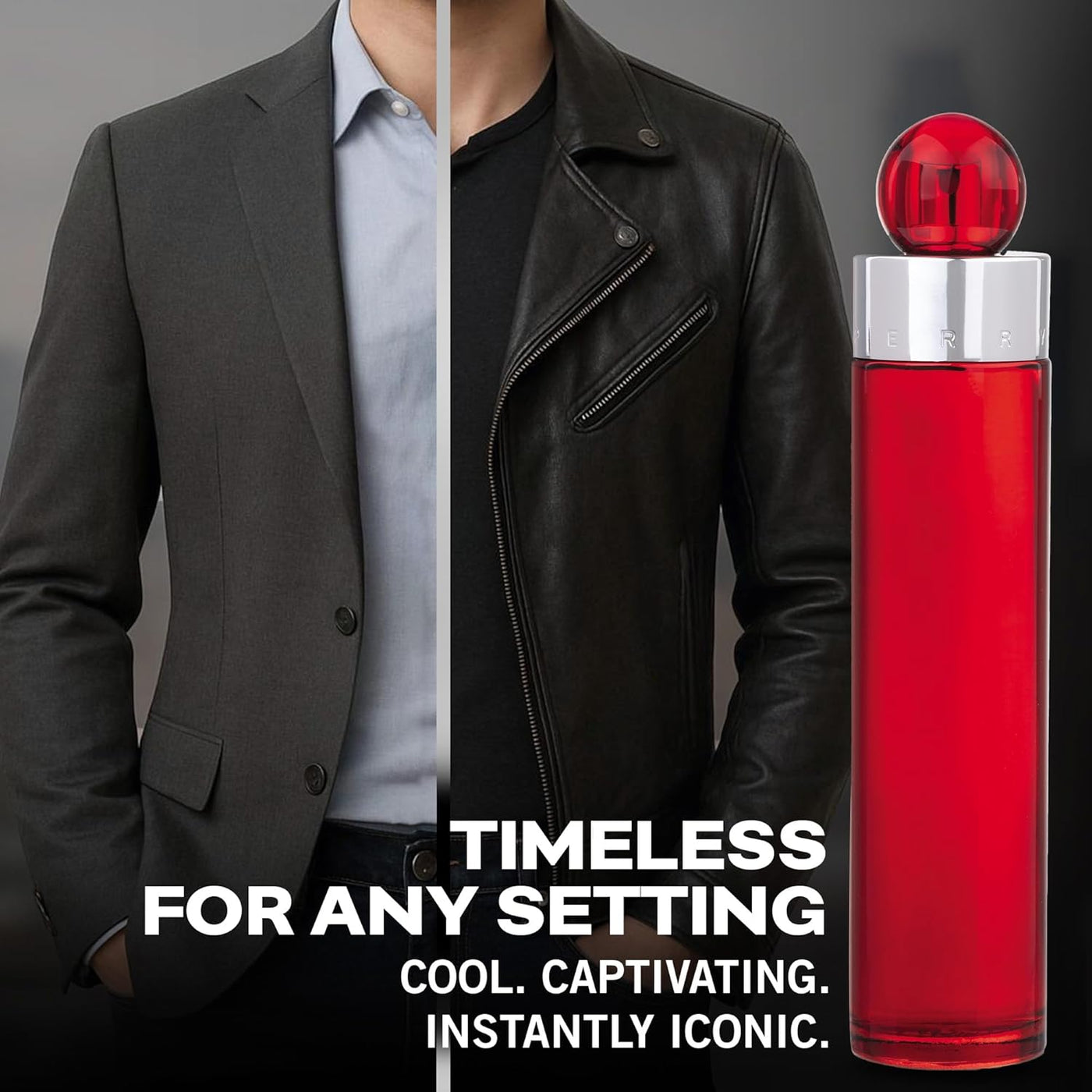 Perry Ellis Eau de Toilette 360 Red para hombres con atomizador, 1....
