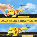 Avión de combate militar vehículo juguete avión ejército fuerza aérea modelo de aeronave fundida a presión para niños juego de colección con luces y sonidos acción de choque y movimiento