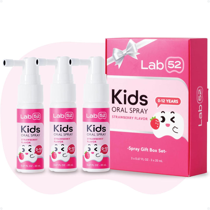 LAB52 - Caja de regalo en aerosol oral para niños, ayuda de pasta d...