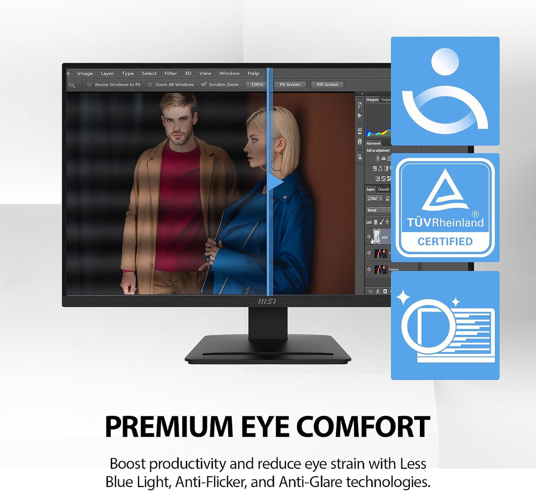 msi PRO MP273 E14A 27 pulgadas IPS 1920 x 1080 (FHD) Monitor de ofi...