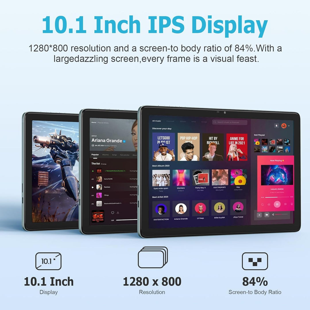 WDYQJE Tablet Android de 10.1 pulgadas, tabletas Android 14 con 128...