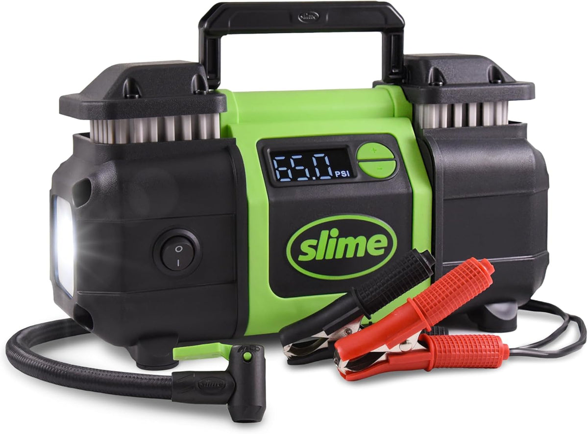 Slime 40083 Inflador de neumáticos, Super Duty Pro Power, conexión...
