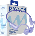 Raycon Auriculares de conducción ósea todos los días, 2ª generación, morado