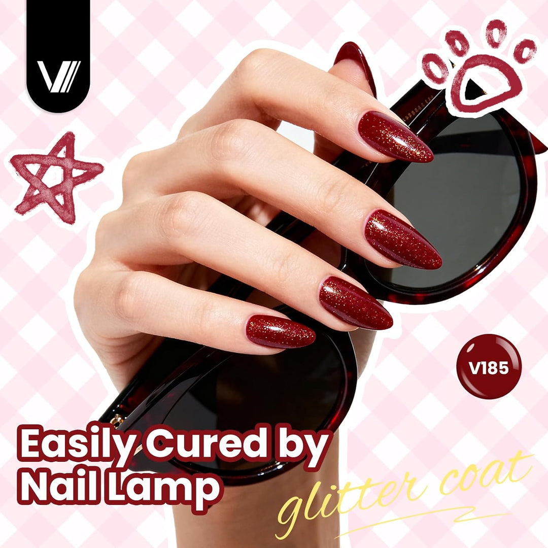 VANREESA Juego de 24 esmaltes de uñas de gel, colores de moda, con...
