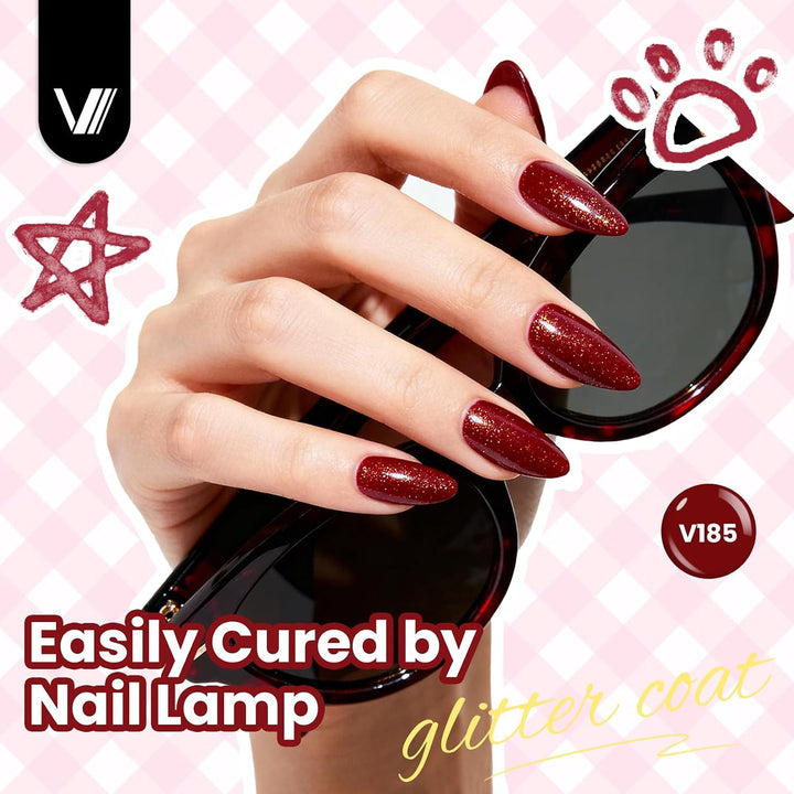 VANREESA Juego de 24 esmaltes de uñas de gel, colores de moda, con...