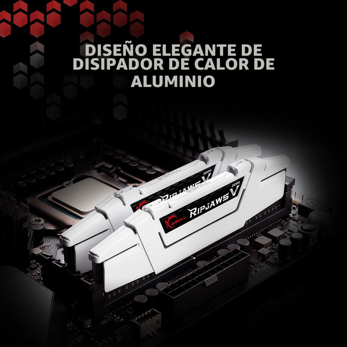 G.SKILL - Memoria RAM DDR4 de la serie RipjawsV (XMP) 32GB (2x16GB)...