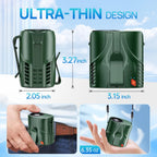 DeeKom 2025 Ventilador de cintura portátil y ventilador de cuello p...