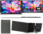 ROYY - Extensor de pantalla para laptop, monitor portátil 1080P FHD...