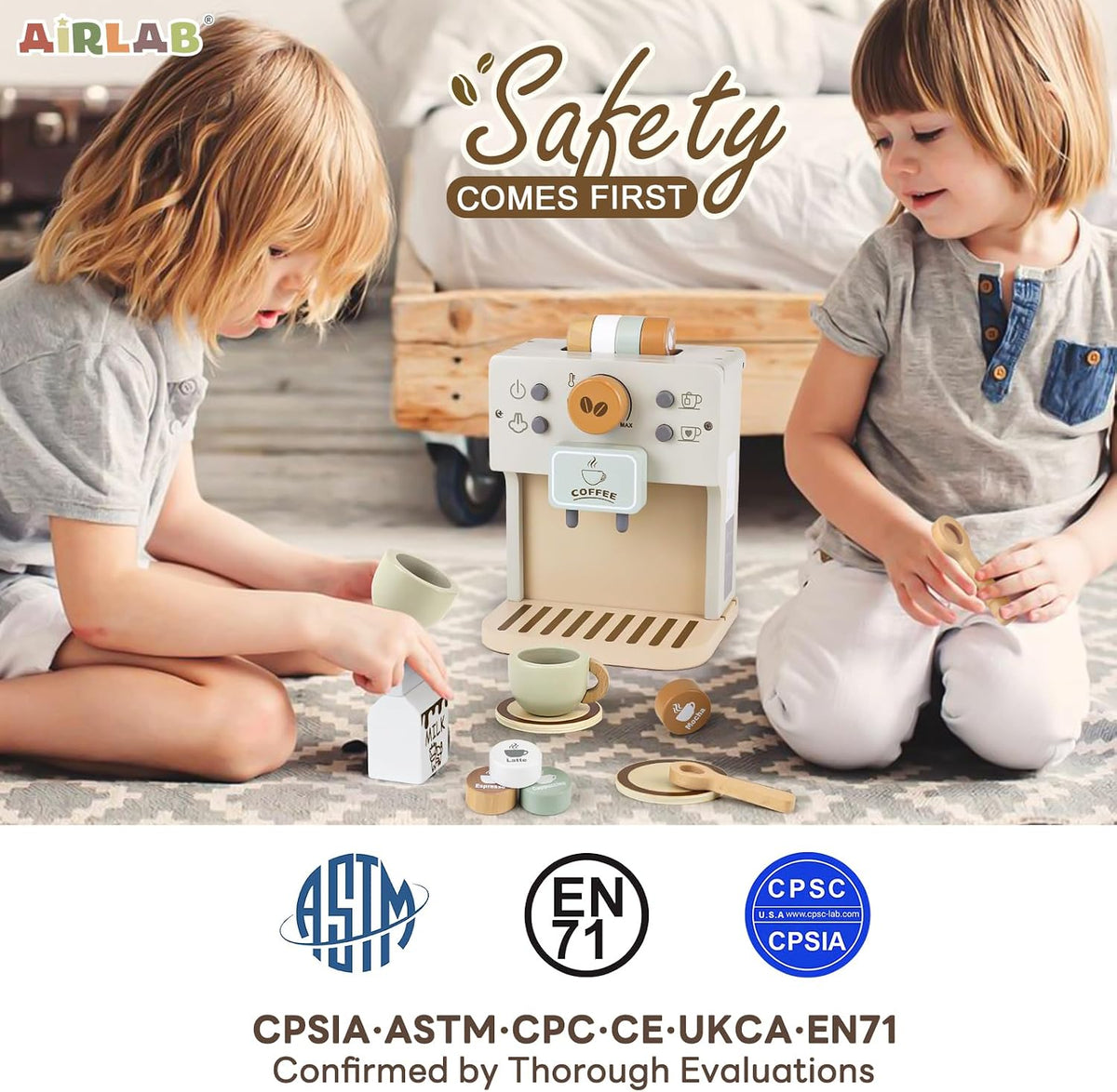Juguete para niños, accesorios de cocina de madera, juego de simulación