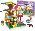 HOGOKIDS Juego de construcción de casa del árbol con luz