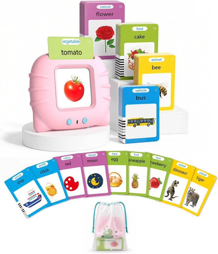 Aullsaty Tarjetas didácticas parlantes para niños de 1 a 5 años, 53...