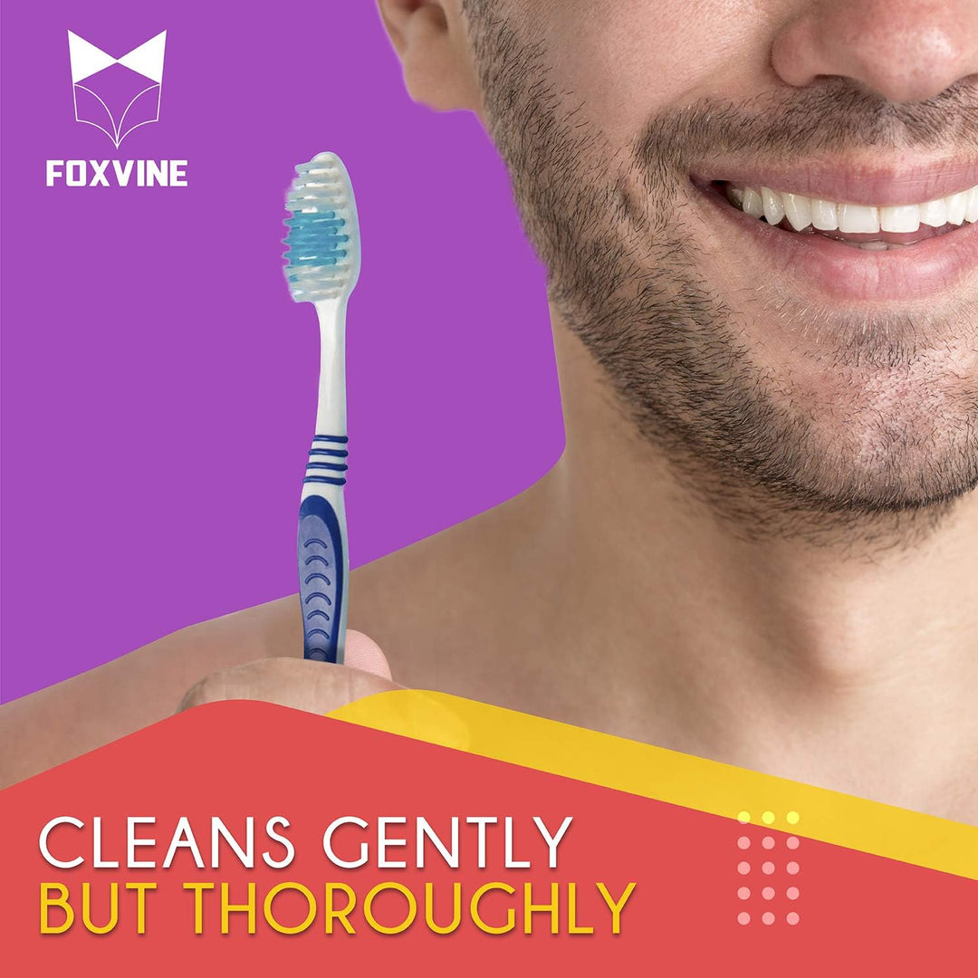 EcoFox Paquete de 25 cepillos de dientes a granel | Juego de cepill...