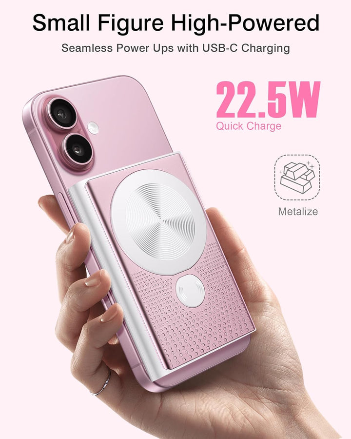 Kesguar Cargador portátil magnético, 10000 mAh, 22.5 W PD batería i...