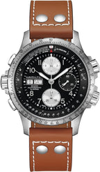 Hamilton Khaki Aviation Reloj automático para hombre, caja de acero