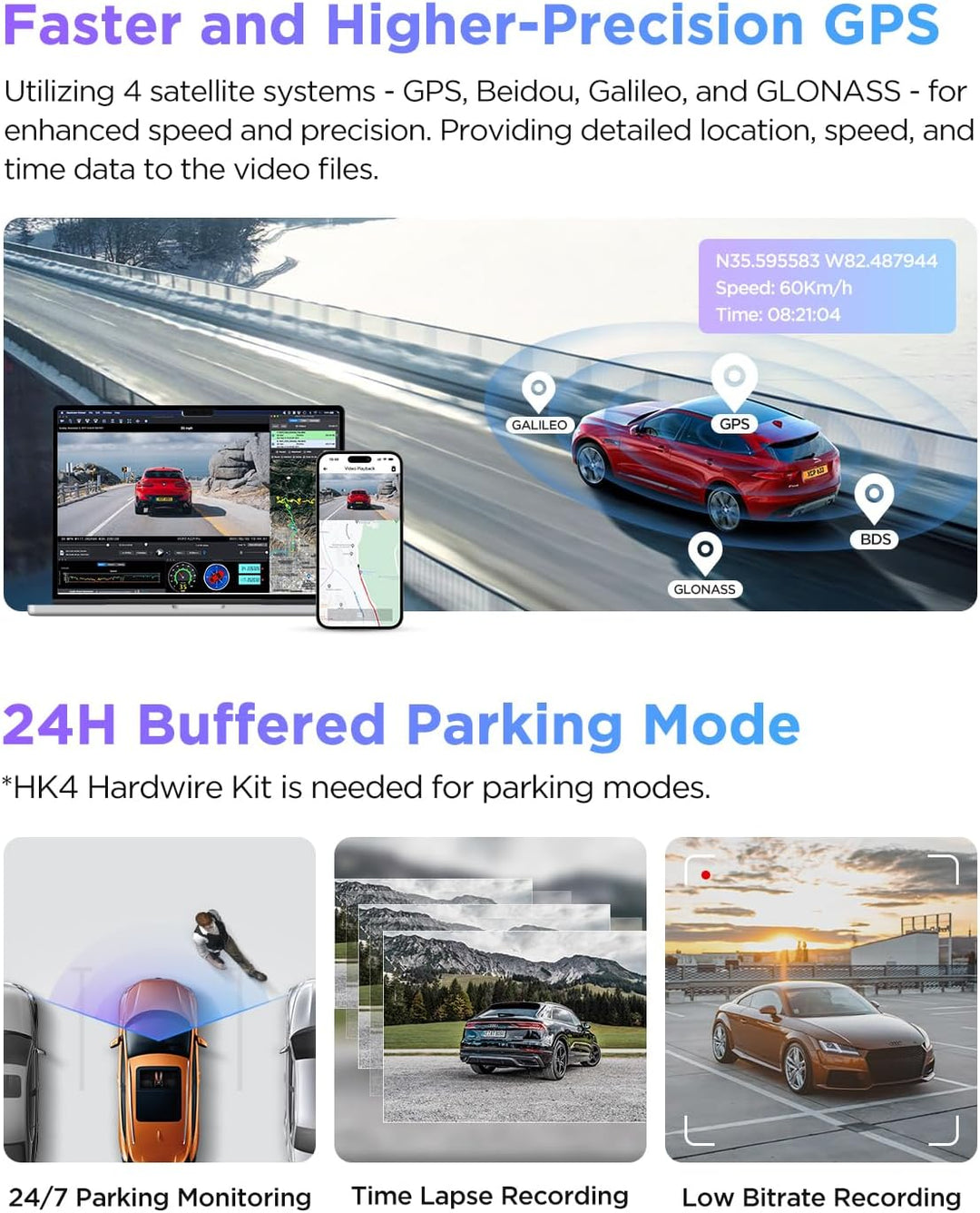 VIOFO A229 Pro 4K HDR Dash Cam Dual STARVIS 2 IMX678