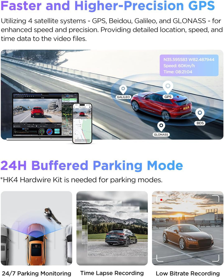 VIOFO A229 Pro 4K HDR Dash Cam Dual STARVIS 2 IMX678
