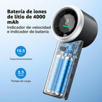 WHATOOK Ventilador turbo portátil de mano, mini ventilador personal...