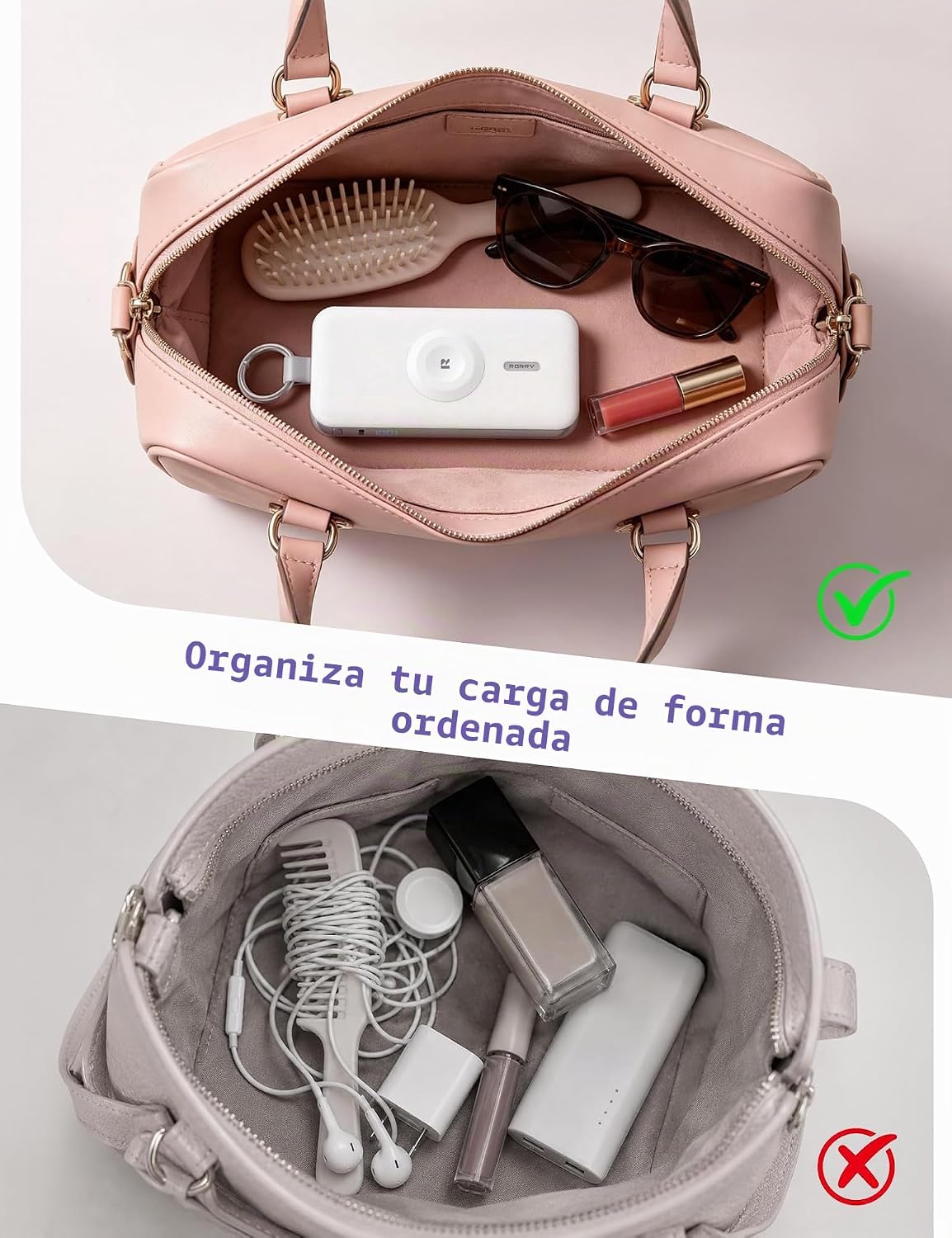 RORRY CharmGo - Cargador portátil de 12000 mAh, banco de energía 3...