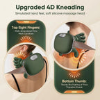 KppeX Nuevo modelo de almohada de masaje de cuello con calor para aliviar